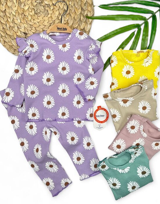 Ribbed lillā komplekts